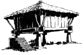 Hórreo tradicional asturiano